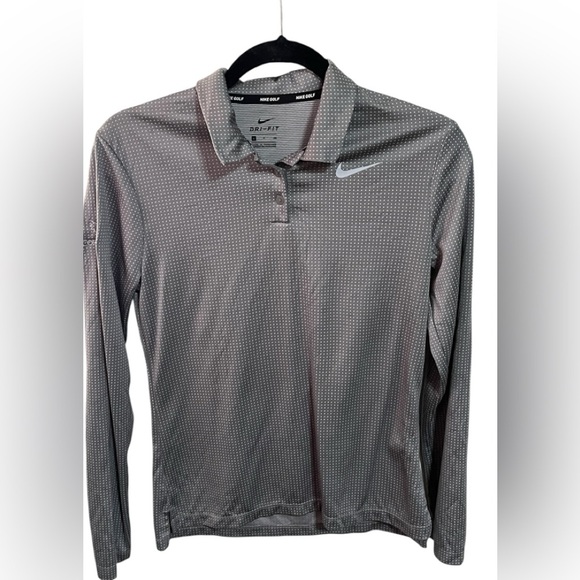 Nike Dri fit Golf Cordillera Gray Polo Shirt Sz Small - Picture 1 of 9